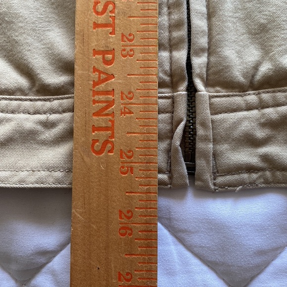 Vintage GAP Canvas Harrington Jacket Men M Tan Boxy Preppy Classic Retro Y2K - Picture 10 of 16
